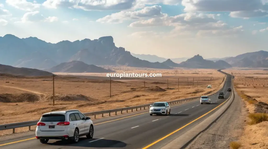 من جدة الى الطائف