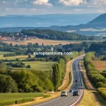 كم تبعد باريس عن جنيف