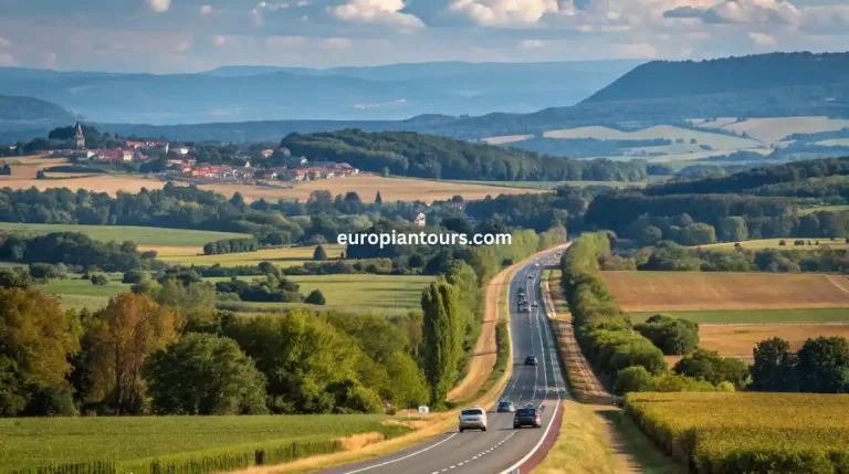 كم تبعد باريس عن جنيف