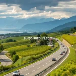 كم تبعد لوزان عن جنيف