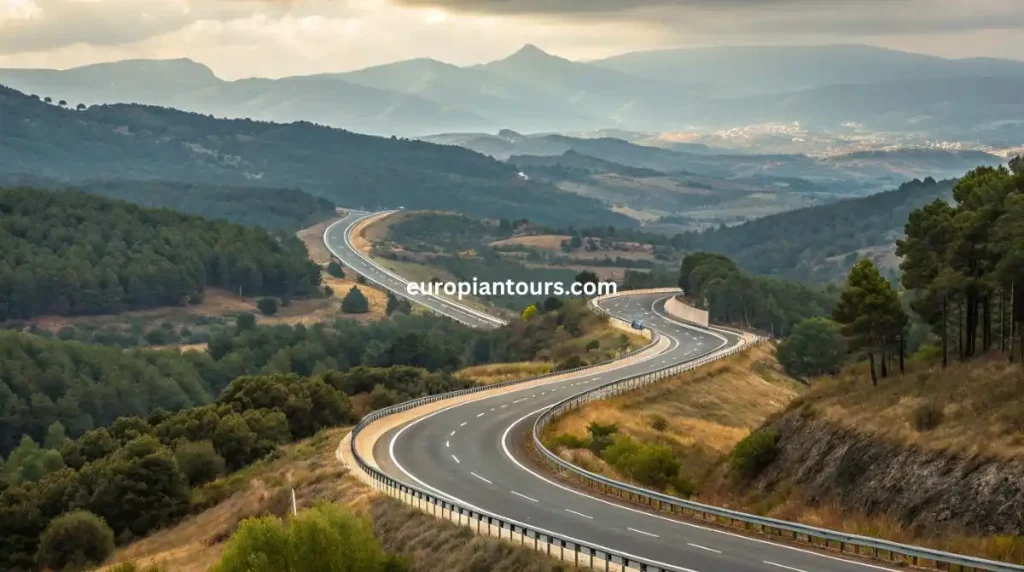 كم تبعد مدريد عن ملقا