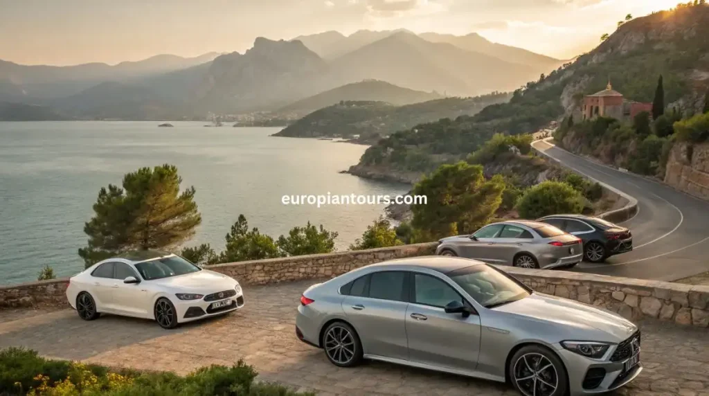 سيارة مع سائق في انطاليا